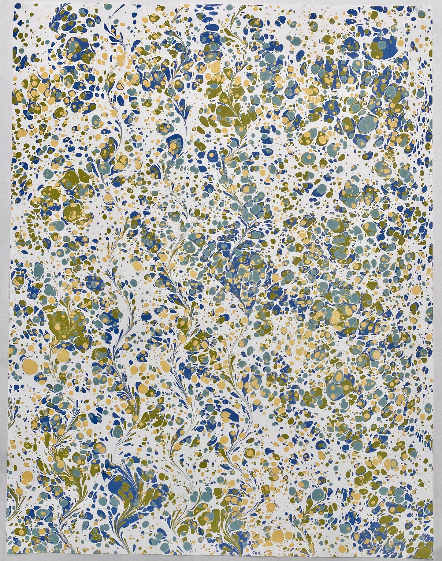Full Sheet Hand-Marbled Paper P322