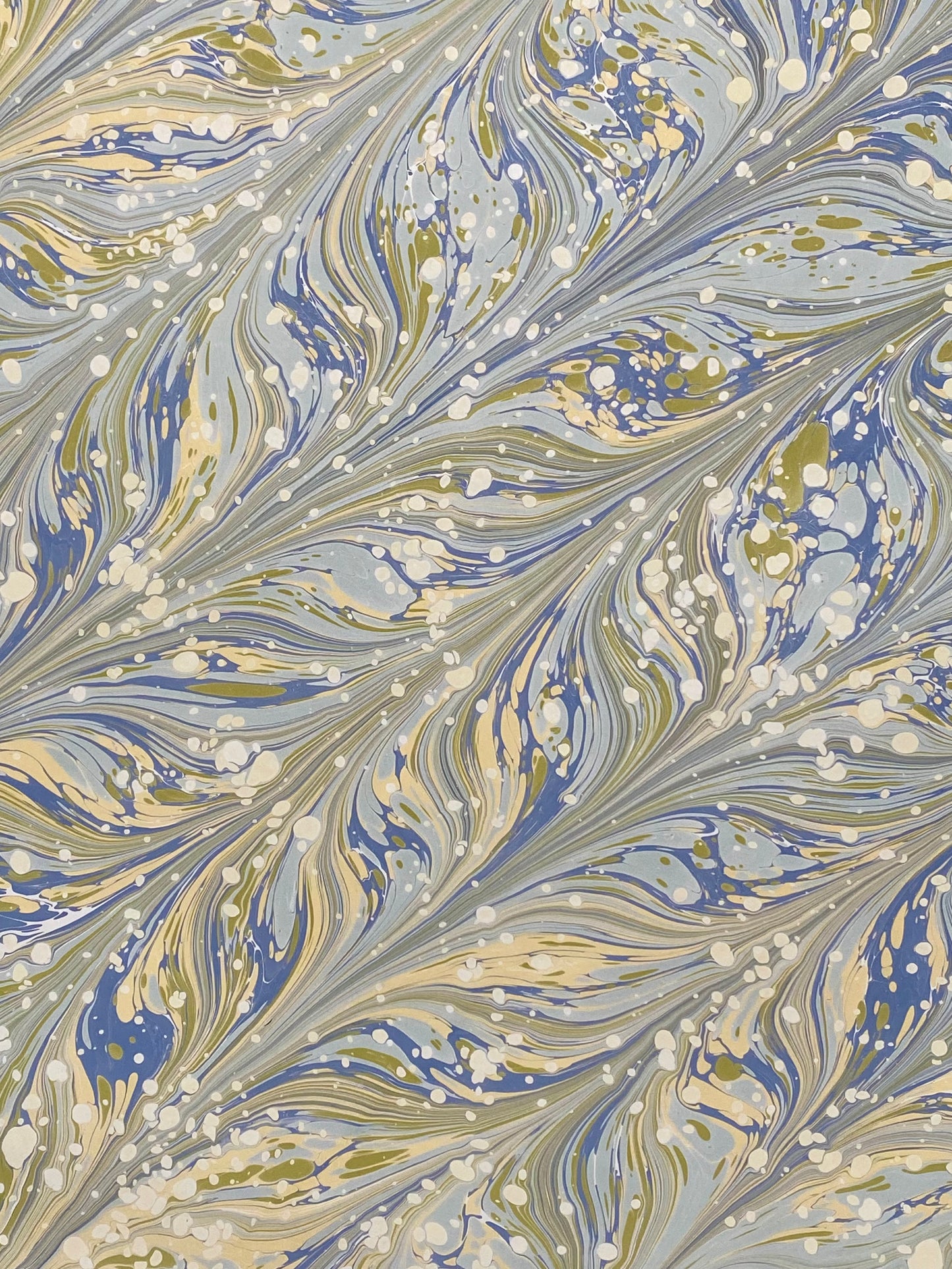 Full Sheet Hand-Marbled Paper P323