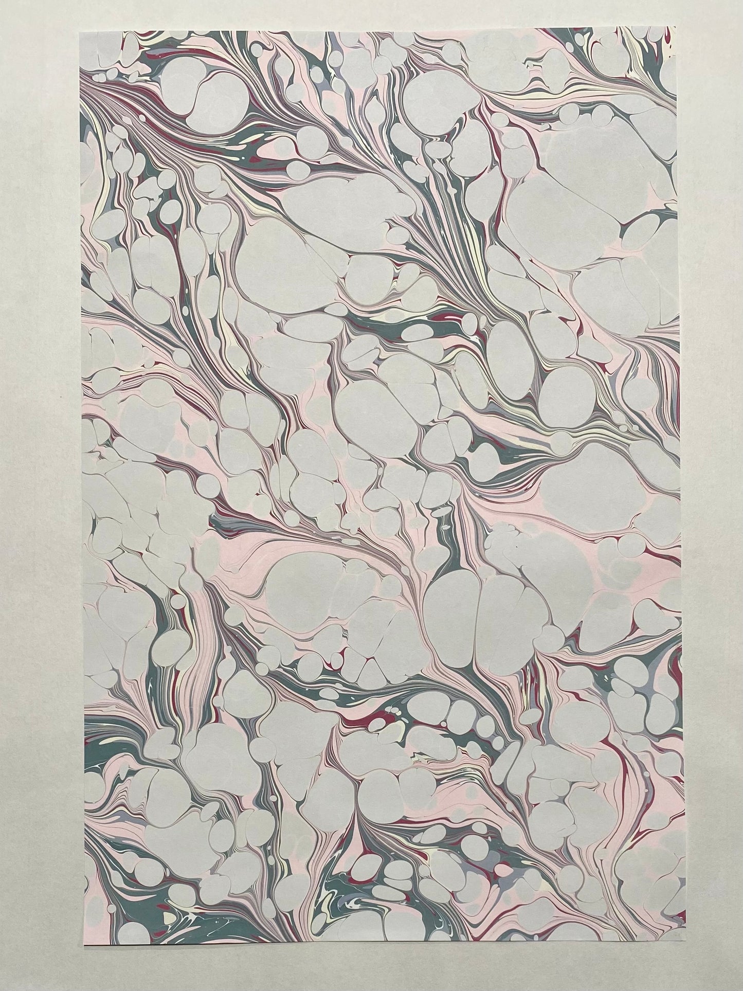 Half Sheet Hand-Marbled Paper P287H