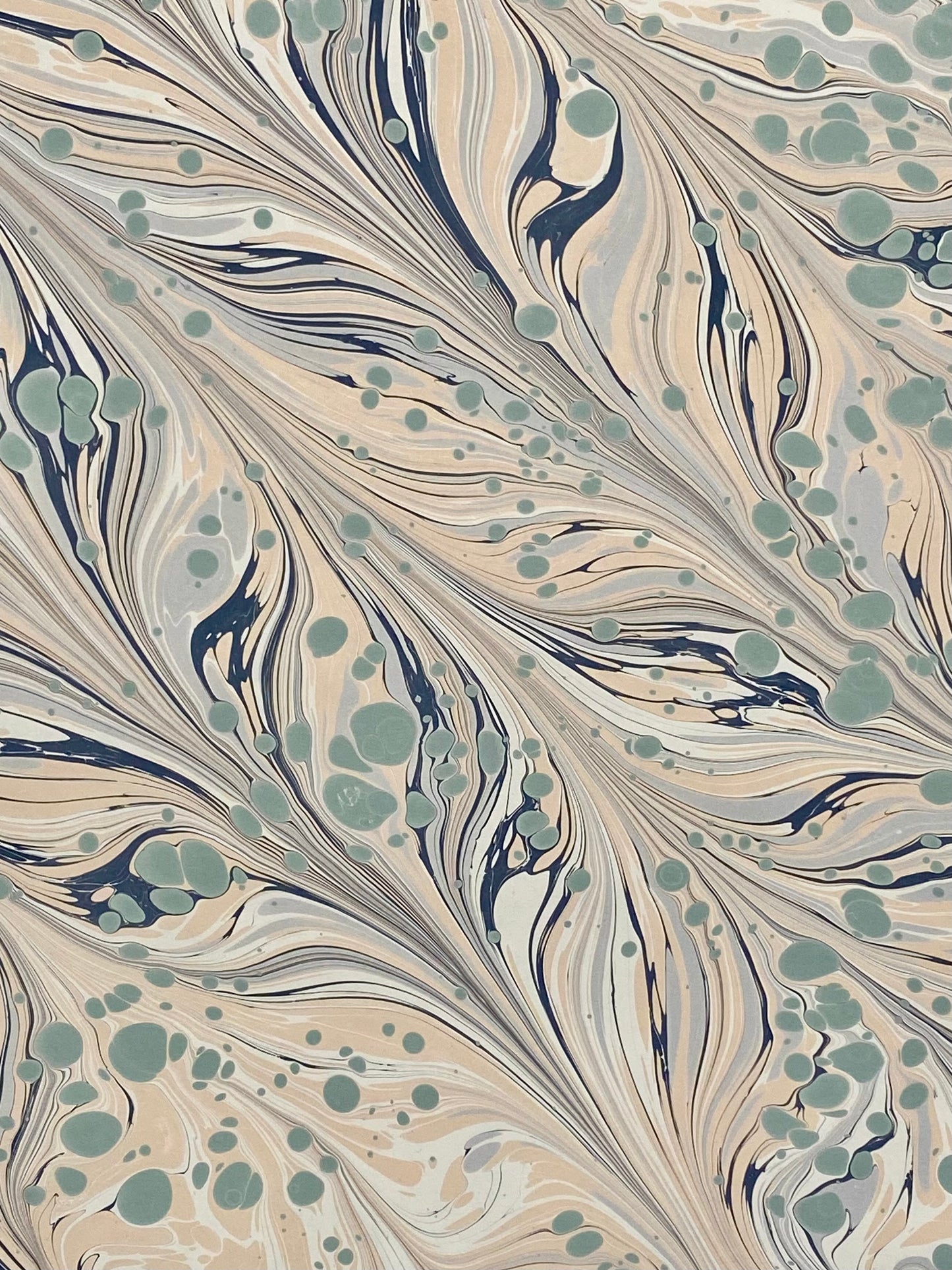 Half Sheet Hand-Marbled Paper P288H
