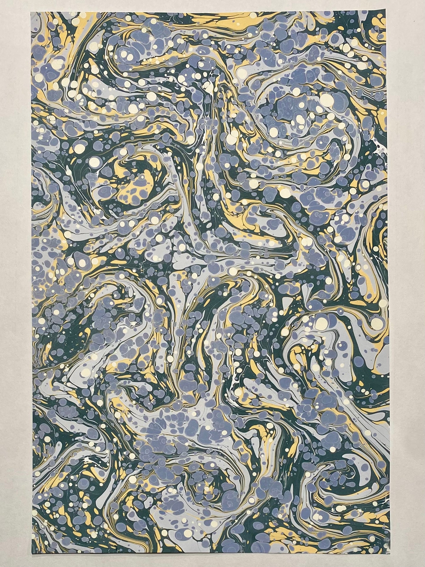 Half Sheet Hand-Marbled Paper P290H