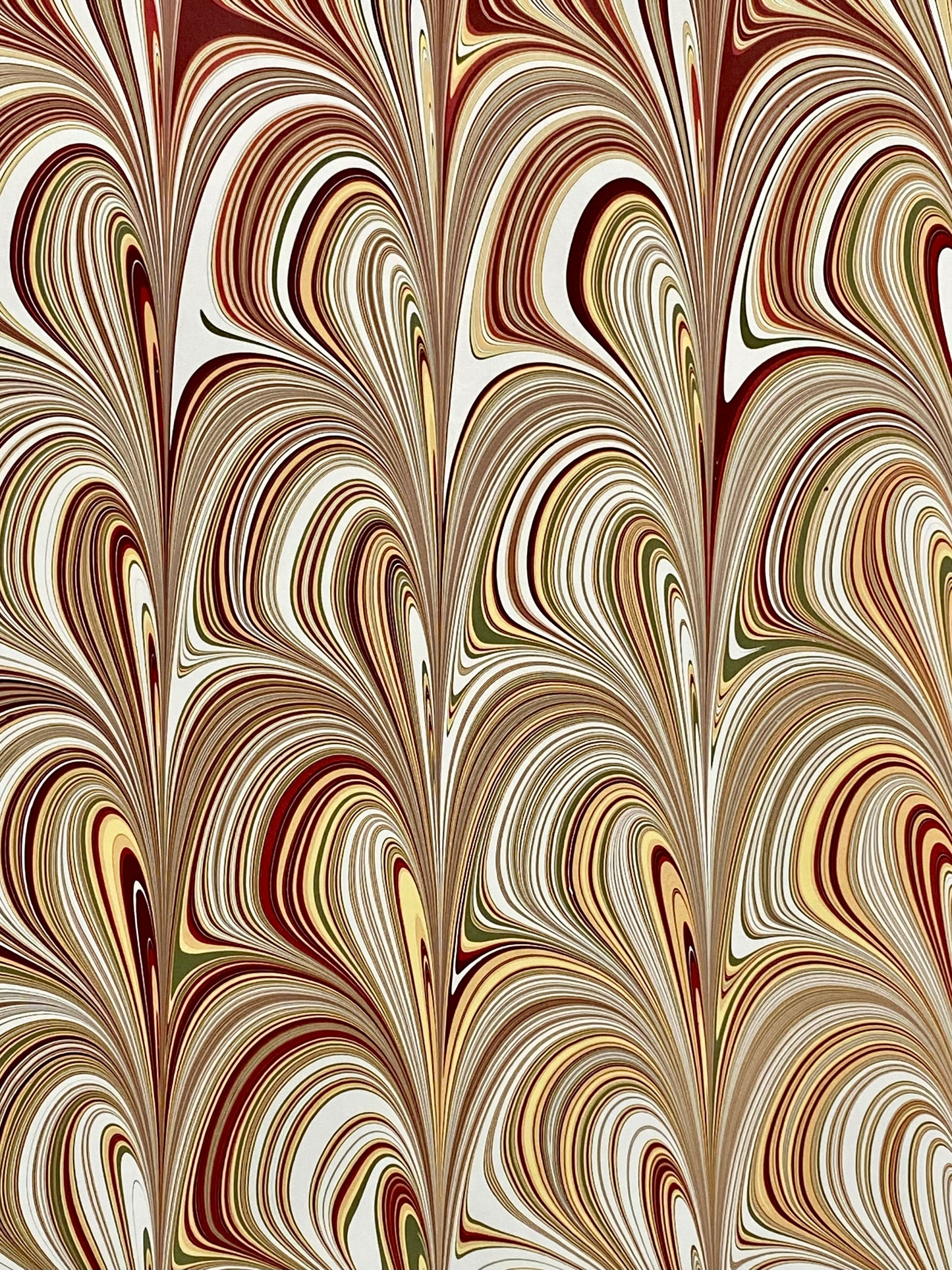 Half-Sheet Hand-Marbled Paper P293H