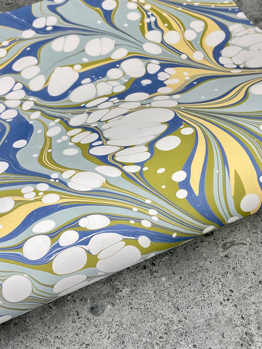 Half Sheet Hand-Marbled Paper P291H