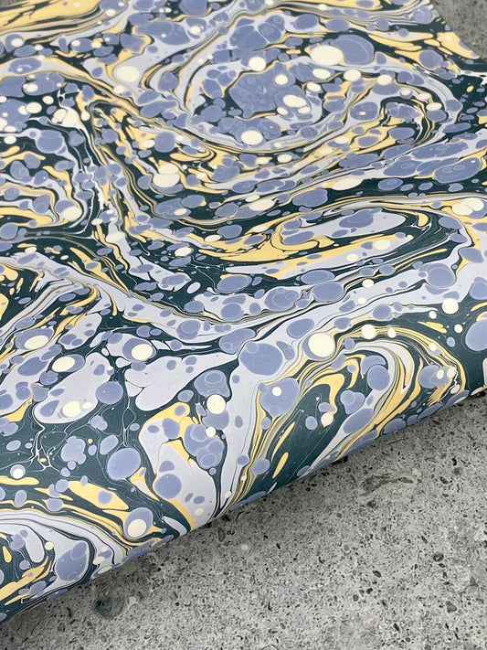 Half Sheet Hand-Marbled Paper P290H