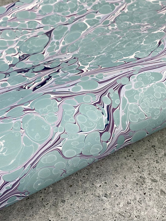 Half Sheet Hand-Marbled Paper P289H