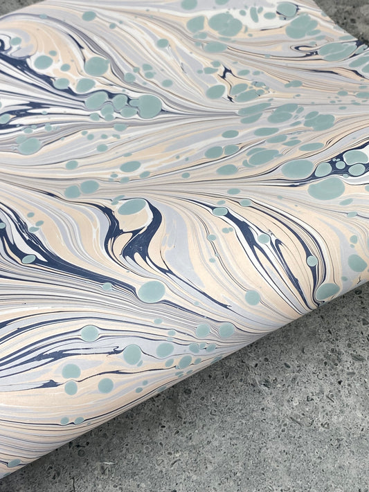 Half Sheet Hand-Marbled Paper P288H