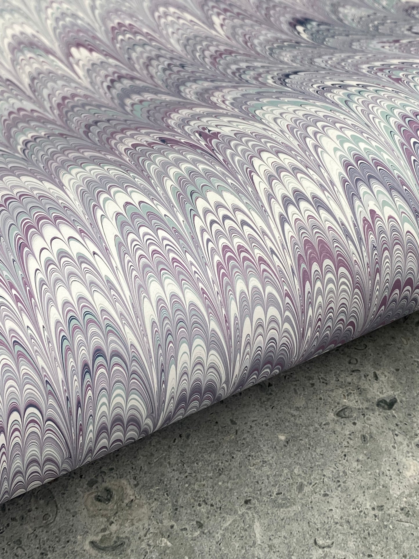 Full Sheet Hand-Marbled Paper P325S