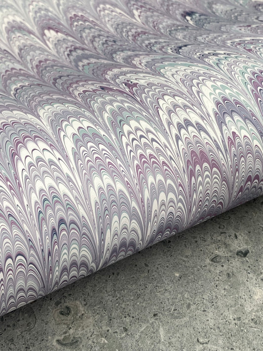 Full Sheet Hand-Marbled Paper P325S