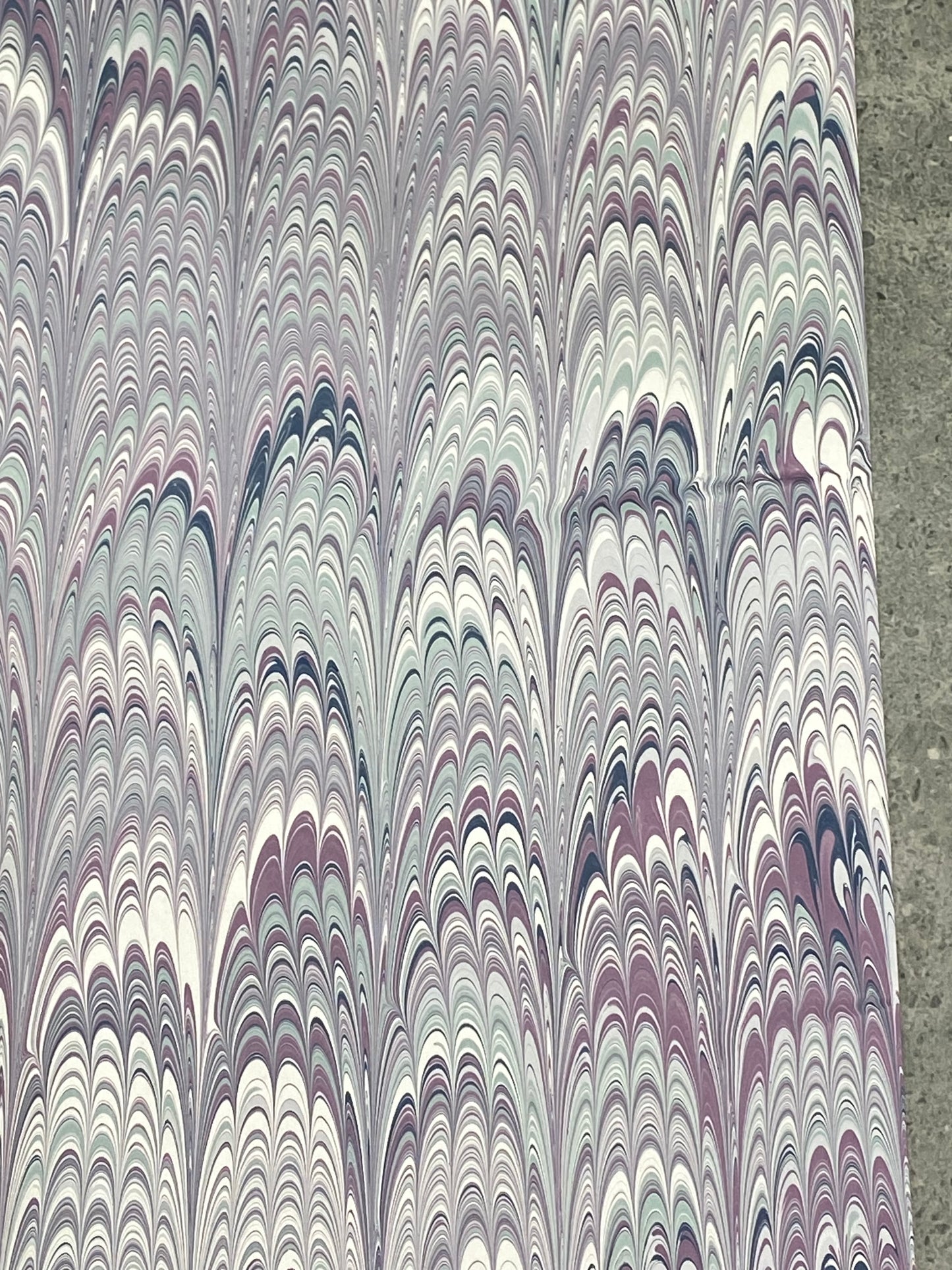 Full Sheet Hand-Marbled Paper P325S