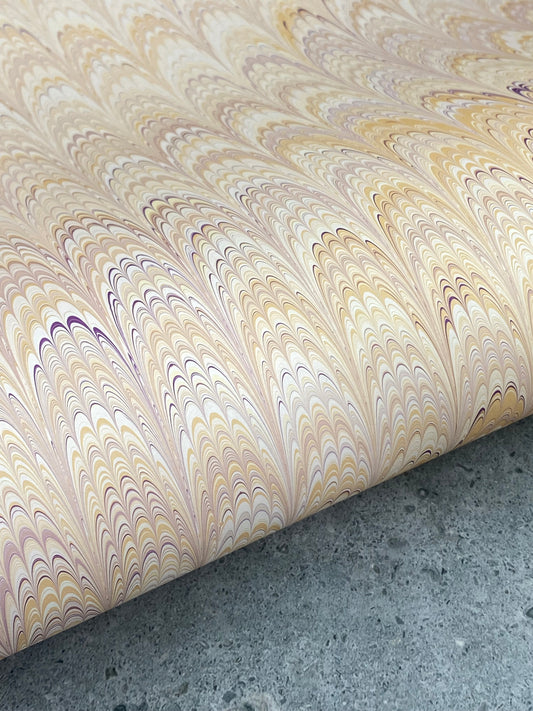 Full Sheet Hand-Marbled Paper P324S