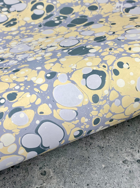 Full Sheet Hand-Marbled Paper P314