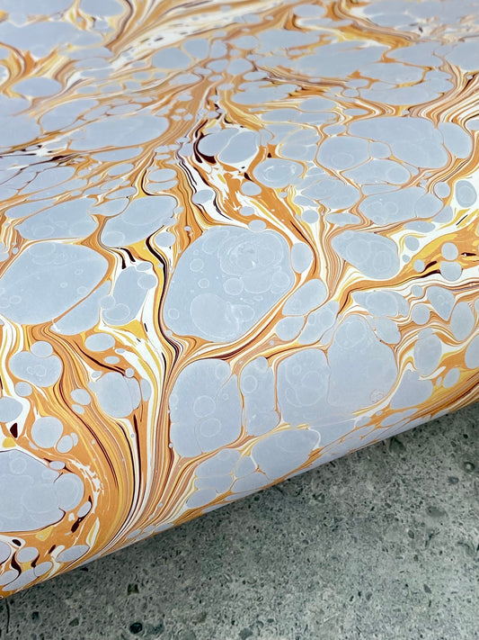Full Sheet Hand-Marbled Paper P313S