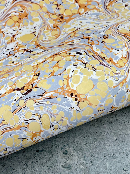 Full Sheet Hand-Marbled Paper P312
