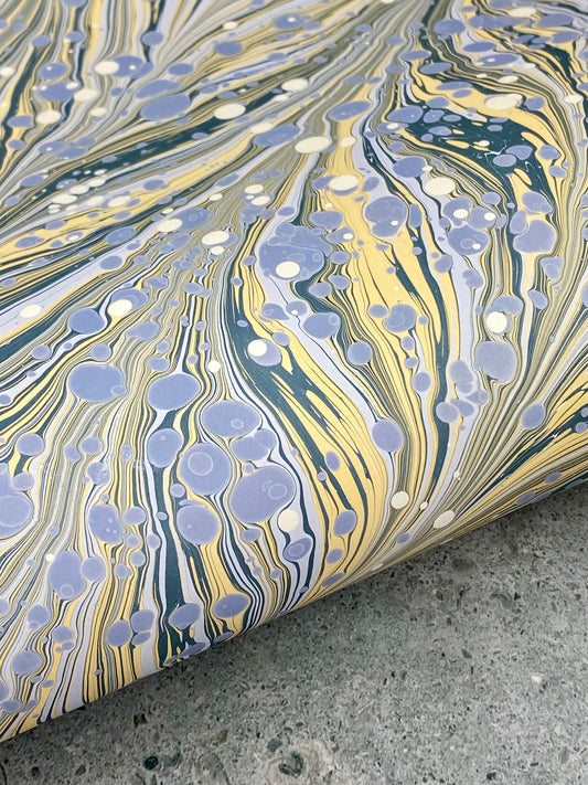 Full Sheet Hand-Marbled Paper P311