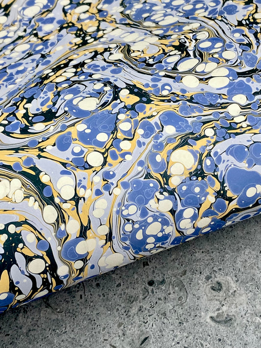 Full Sheet Hand-Marbled Paper P310