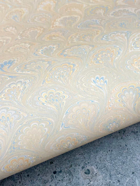 Full Sheet Hand-Marbled Paper P309