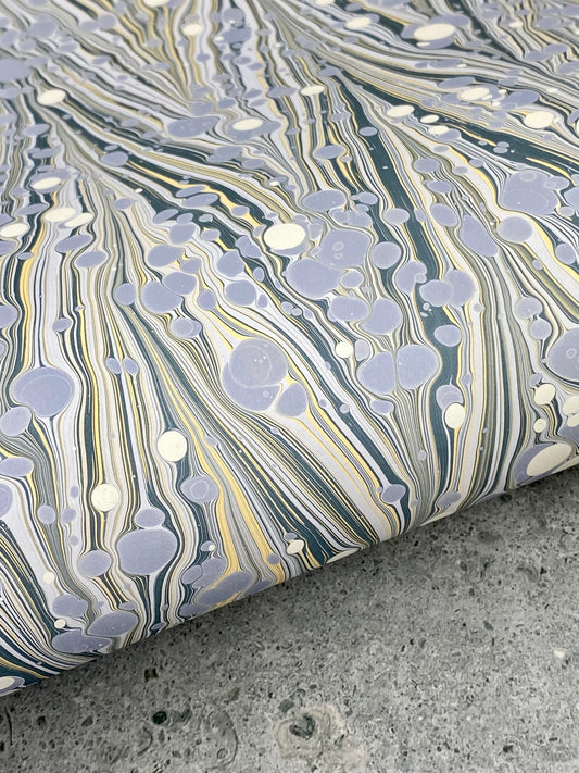 Full Sheet Hand-Marbled Paper P305
