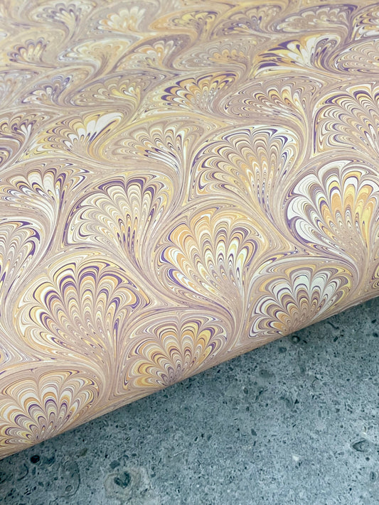 Full Sheet Hand-Marbled Paper P304