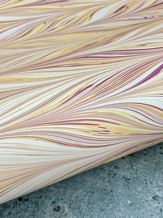 Full Sheet Hand-Marbled Paper P302S