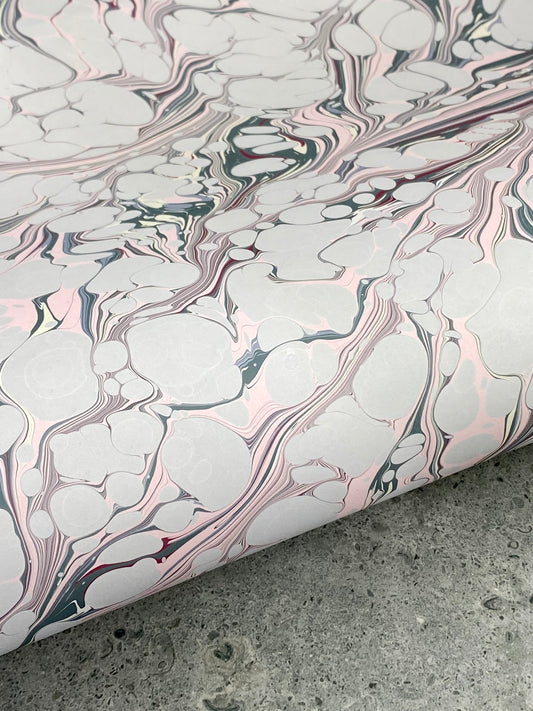 Full Sheet Hand-Marbled Paper P299
