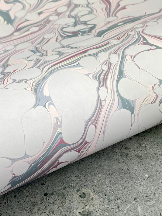 Full Sheet Hand-Marbled Paper P300