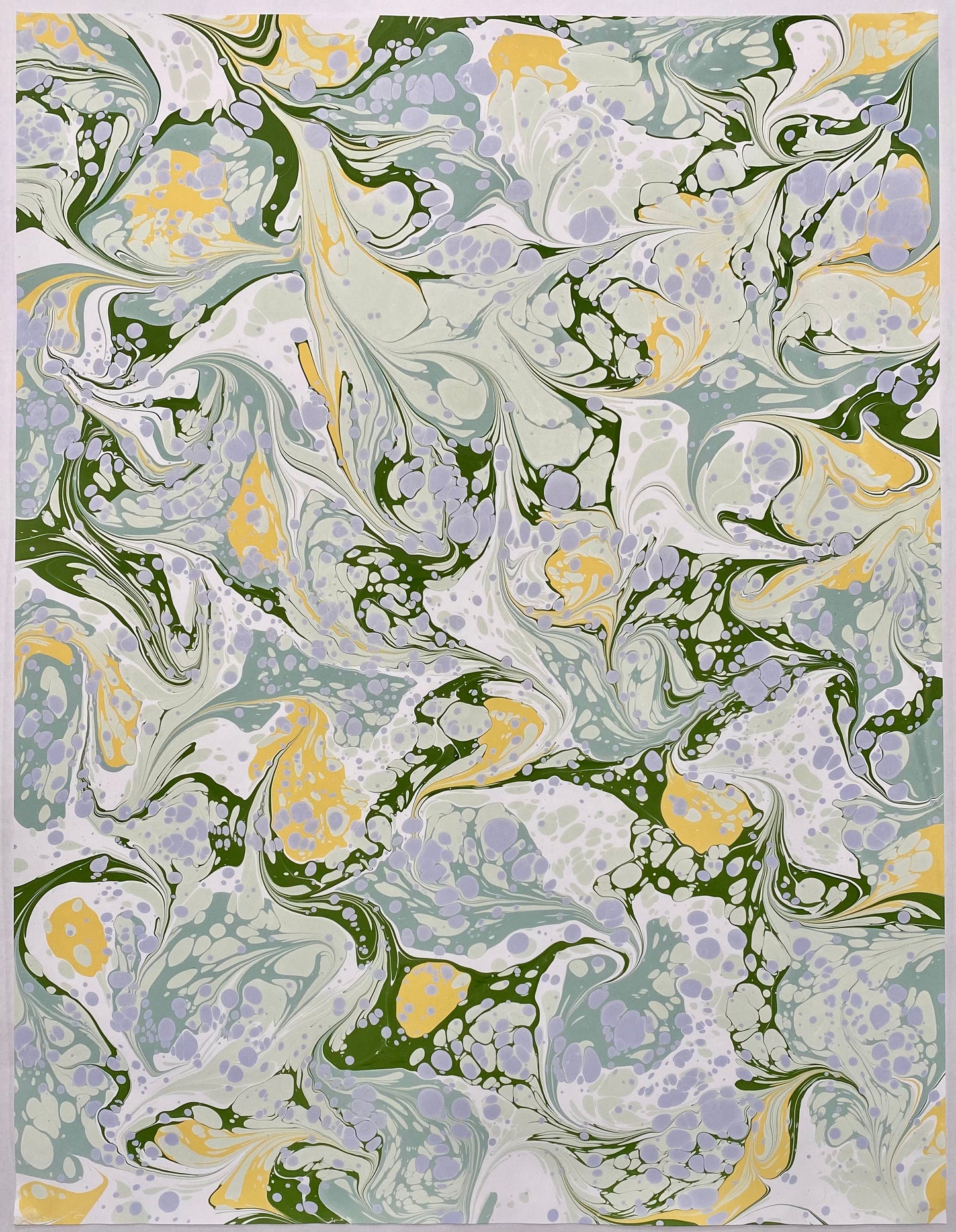 Full Sheet Hand-Marbled Paper P334