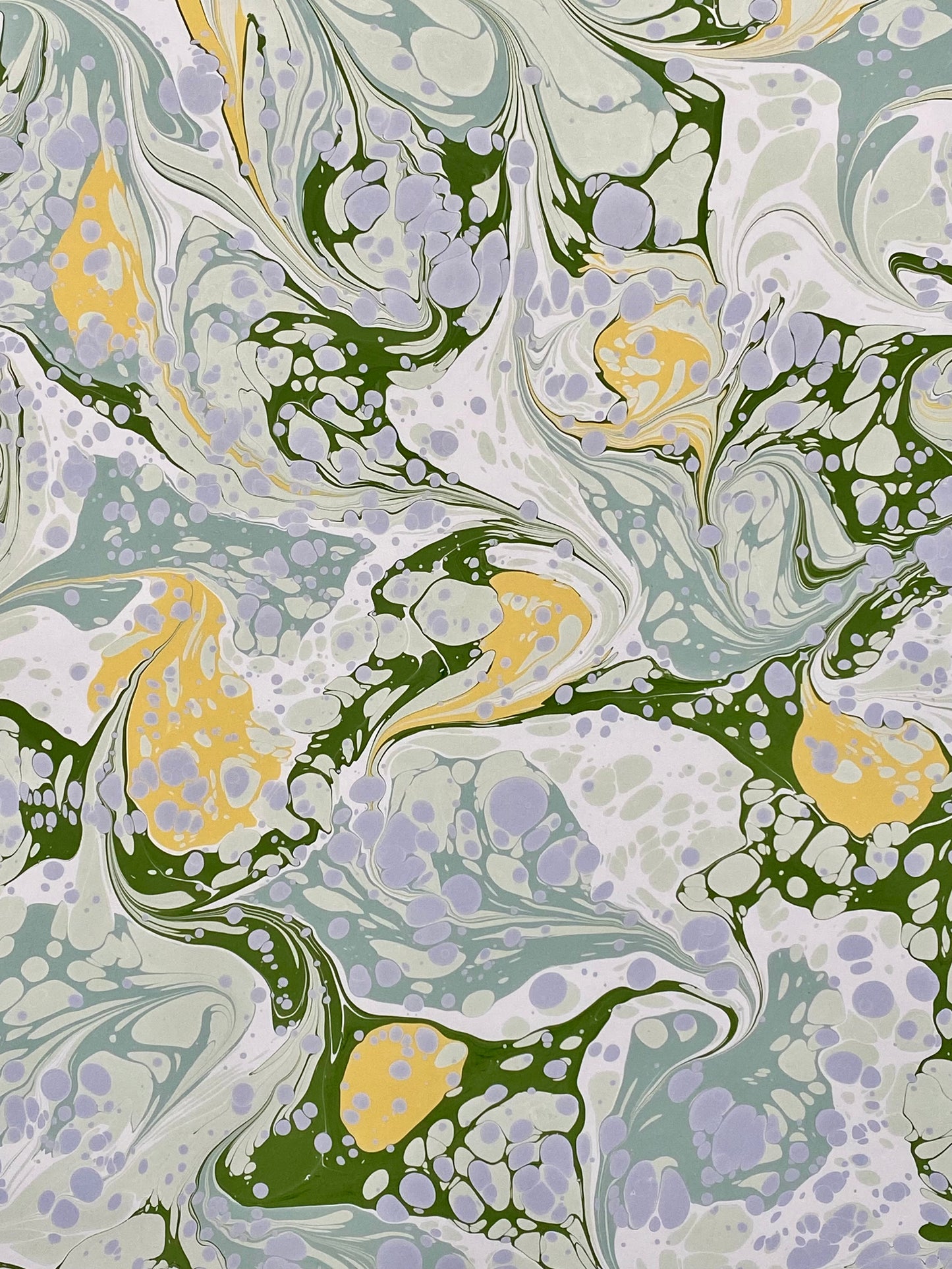 Full Sheet Hand-Marbled Paper P334