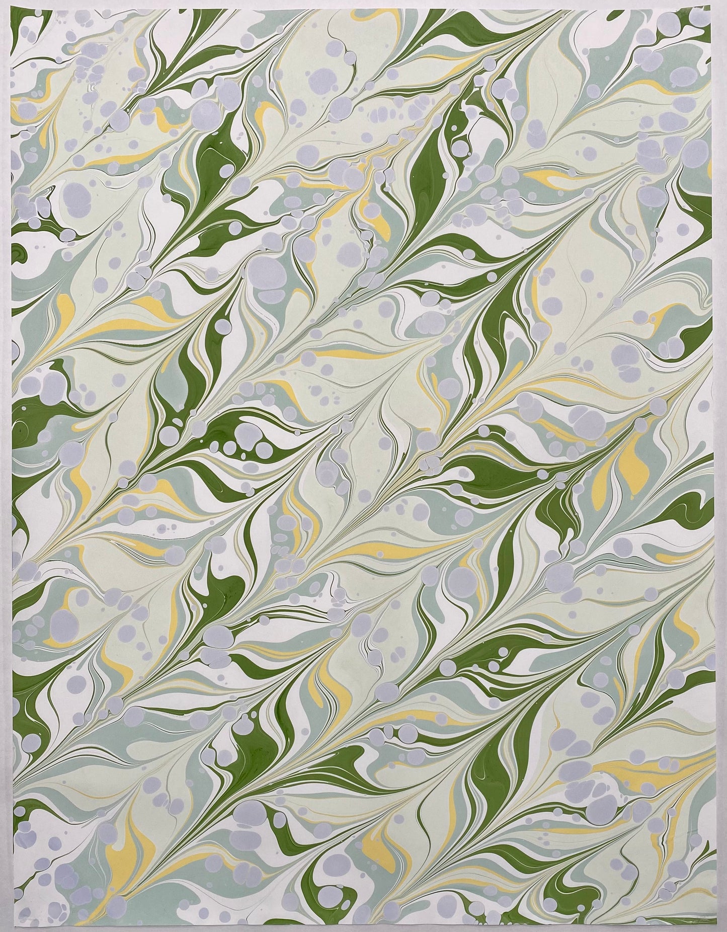 Full Sheet Hand-Marbled Paper P335