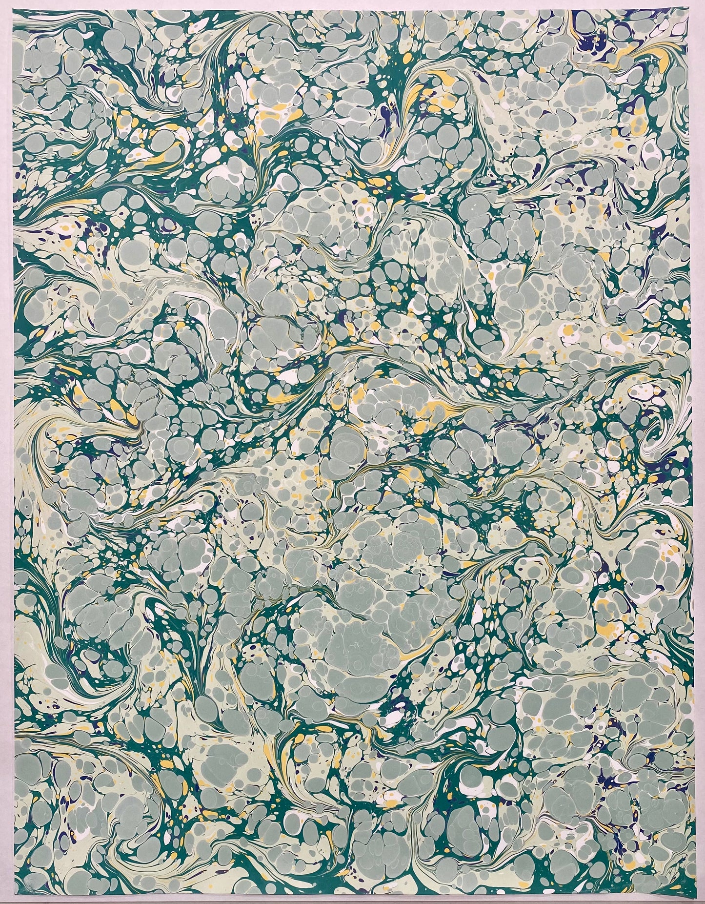 Full Sheet Hand-Marbled Paper P336
