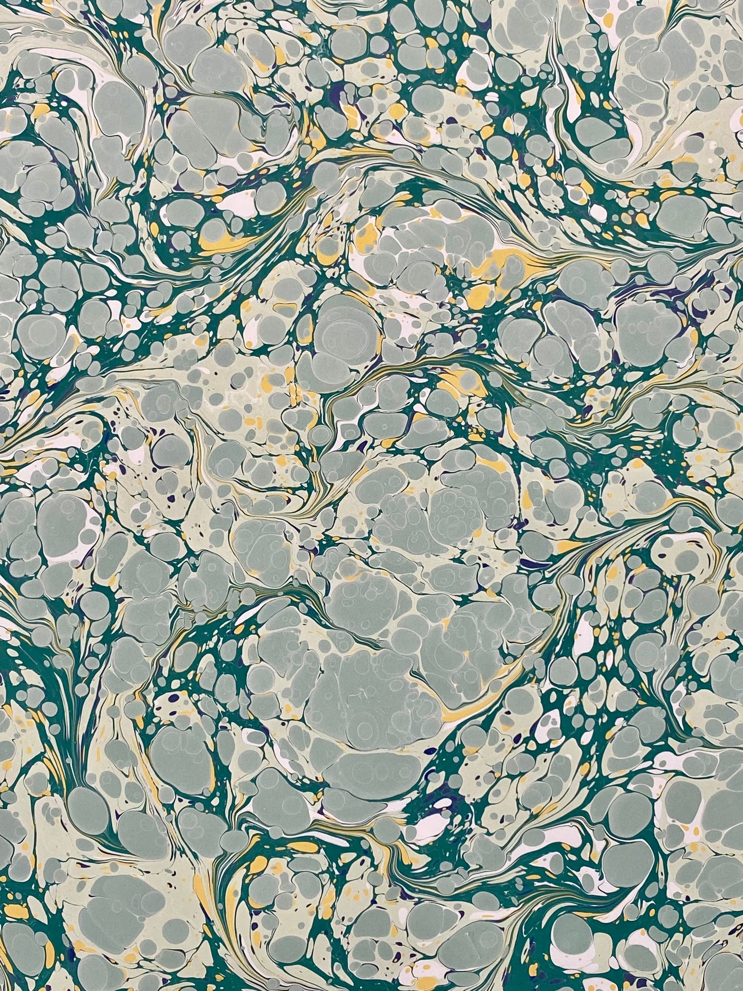 Full Sheet Hand-Marbled Paper P336