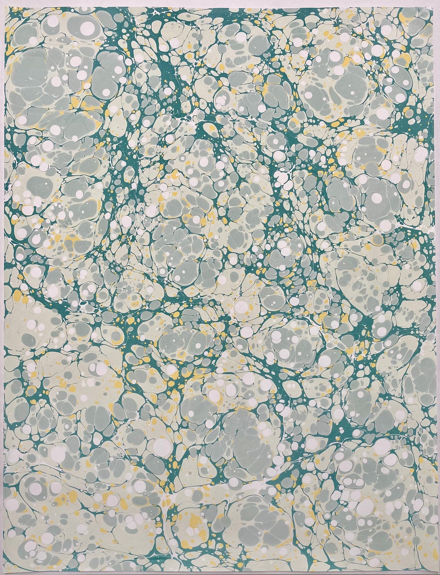 Full Sheet Hand-Marbled Paper P337