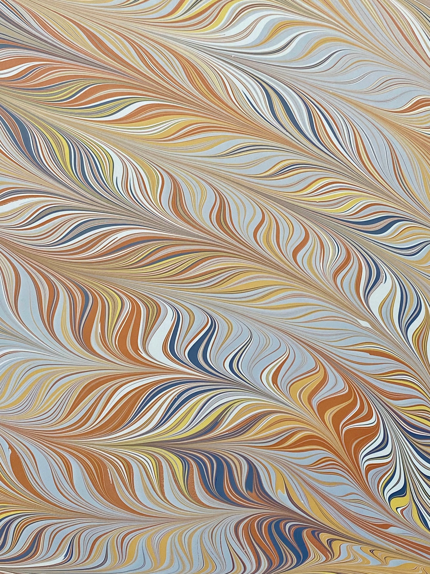 Full Sheet Hand-Marbled Paper P338S