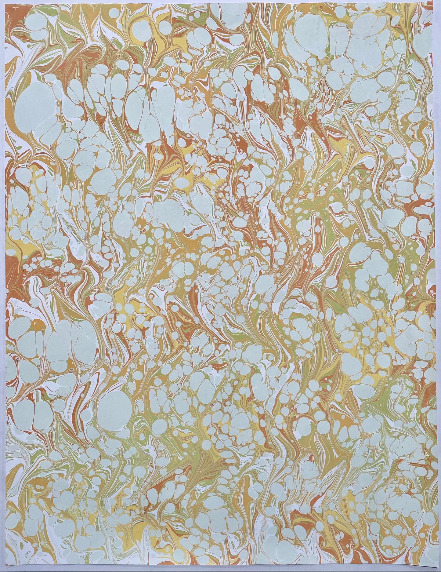 Full Sheet Hand-Marbled Paper P340