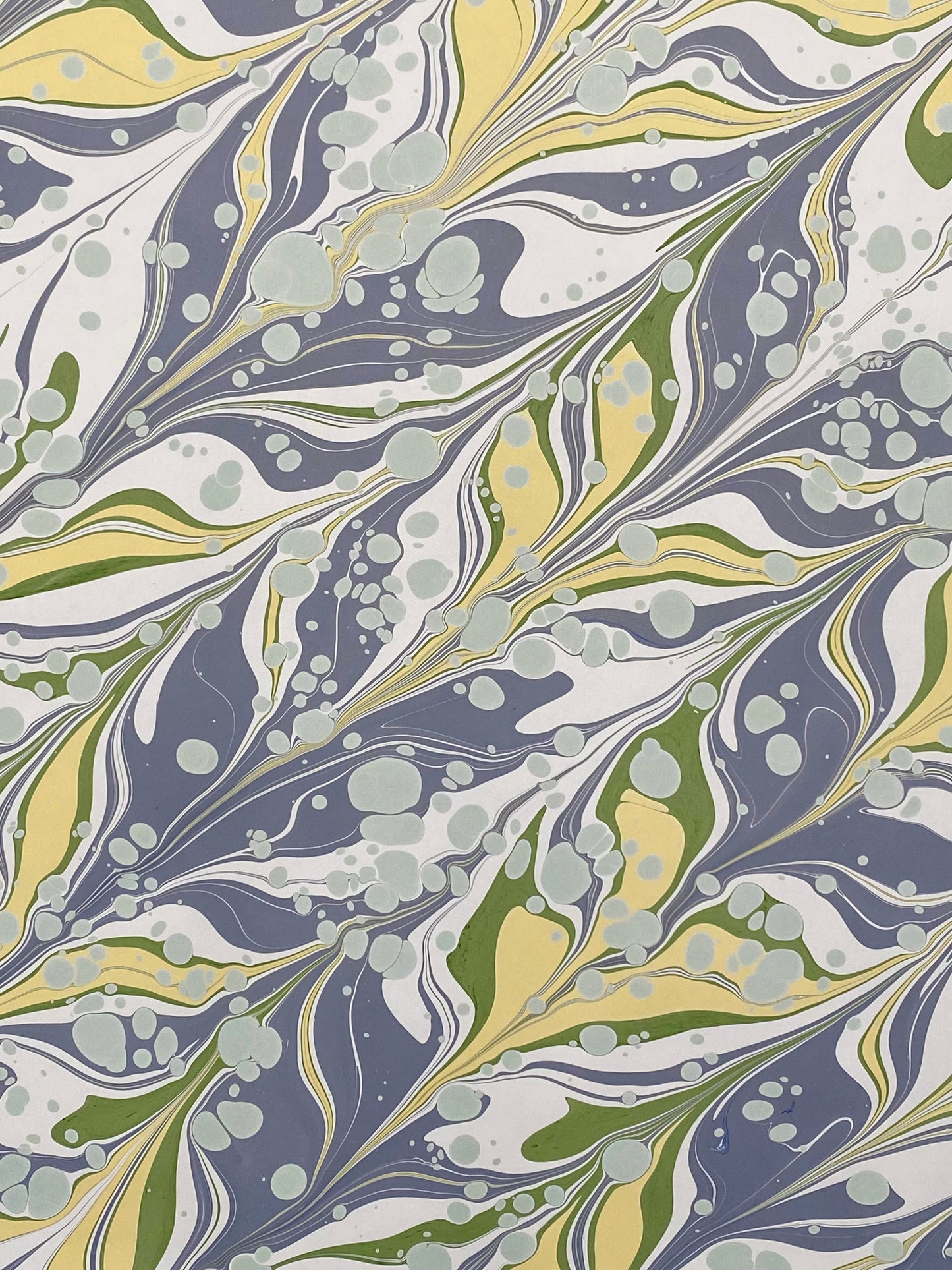 Full Sheet Hand-Marbled Paper P341