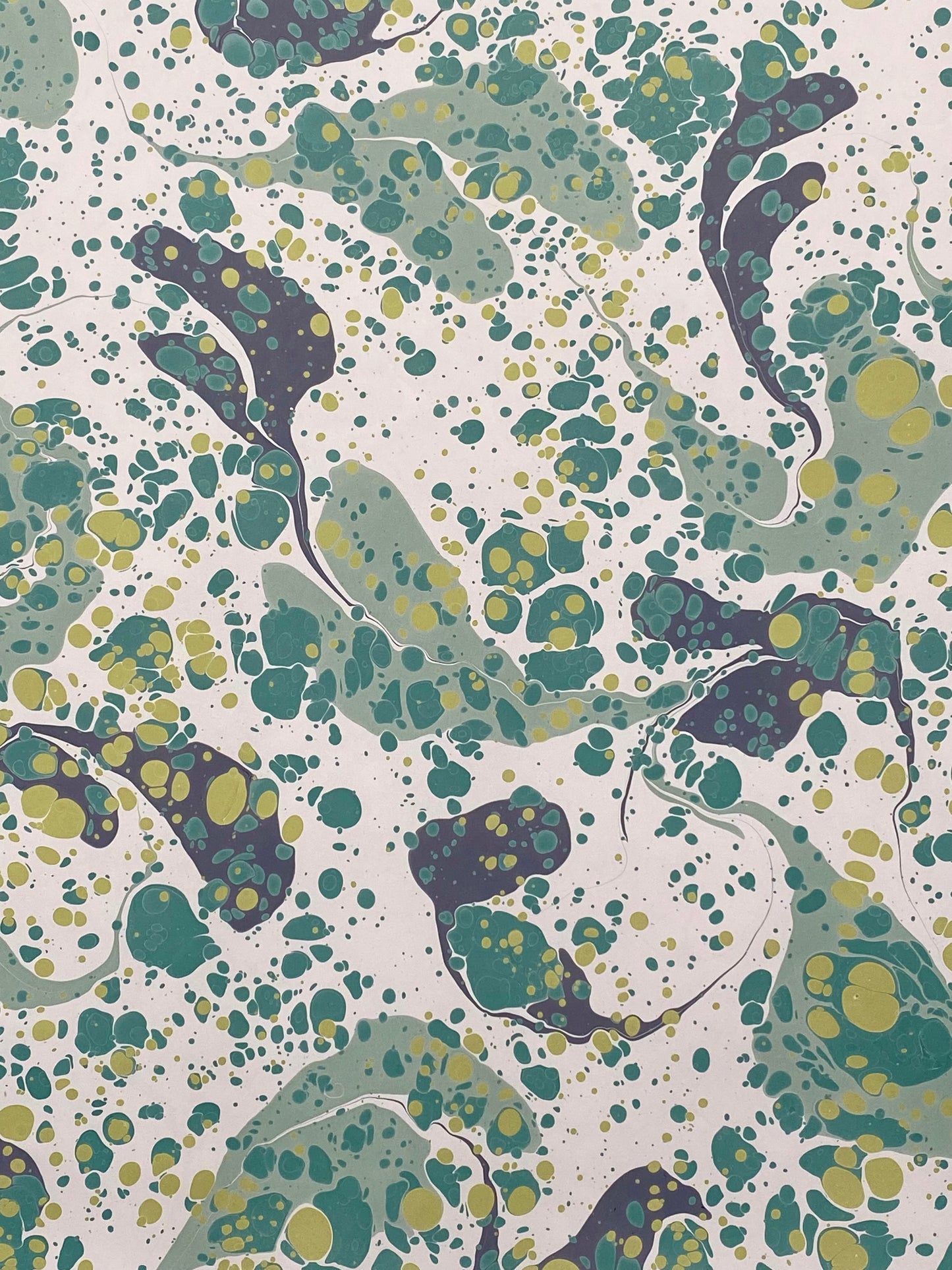 Full Sheet Hand-Marbled Paper P342