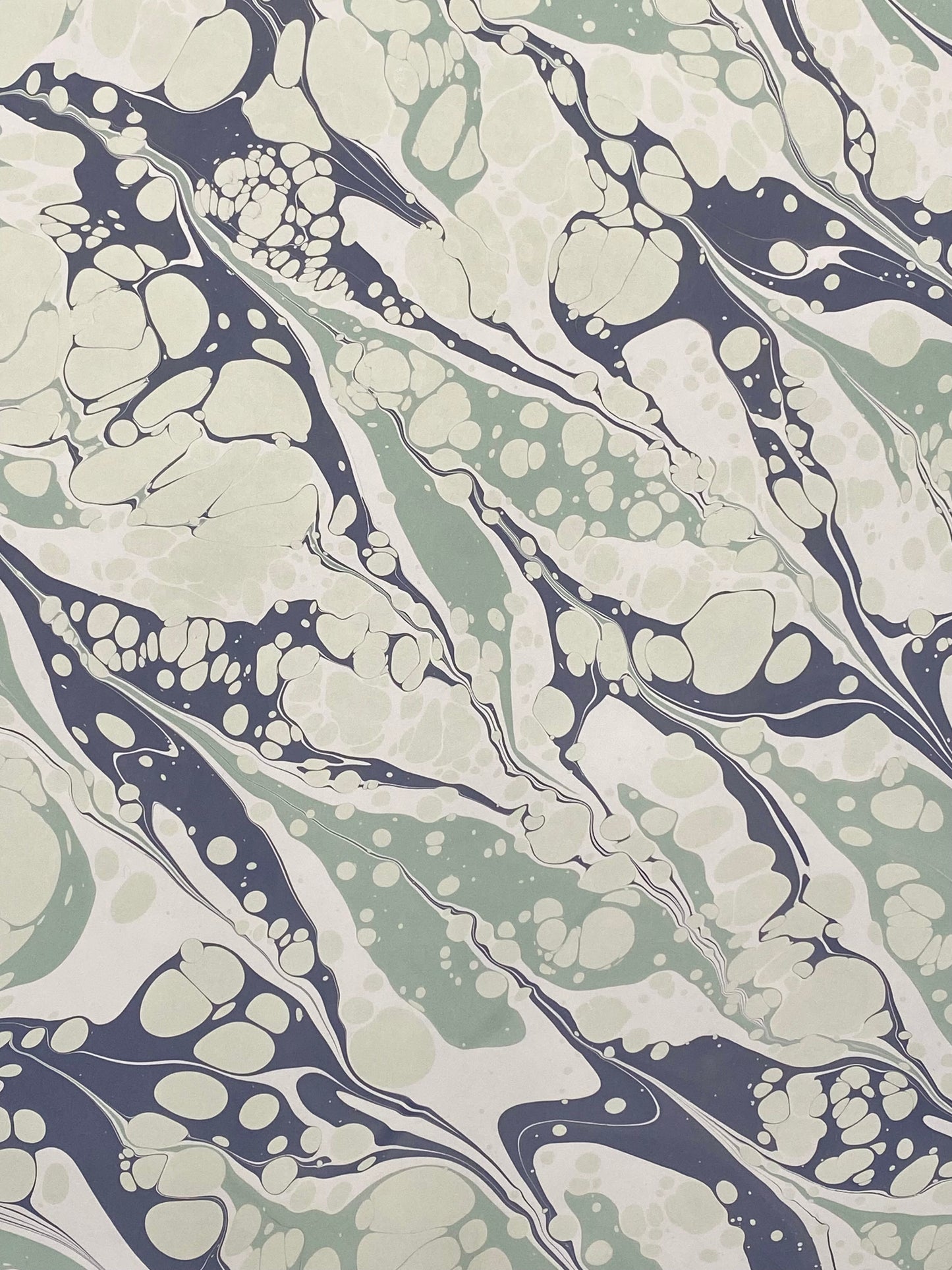Full Sheet Hand-Marbled Paper P345