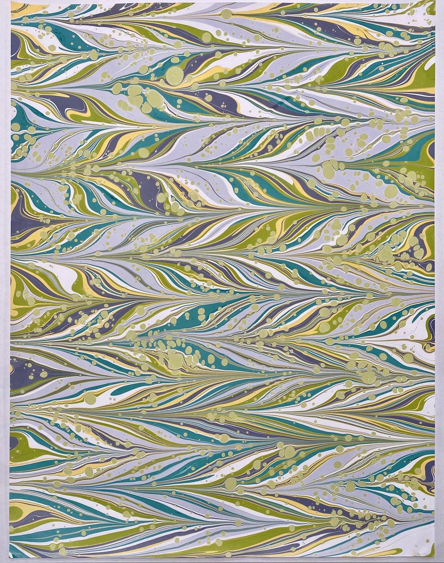 Full Sheet Hand-Marbled Paper P346