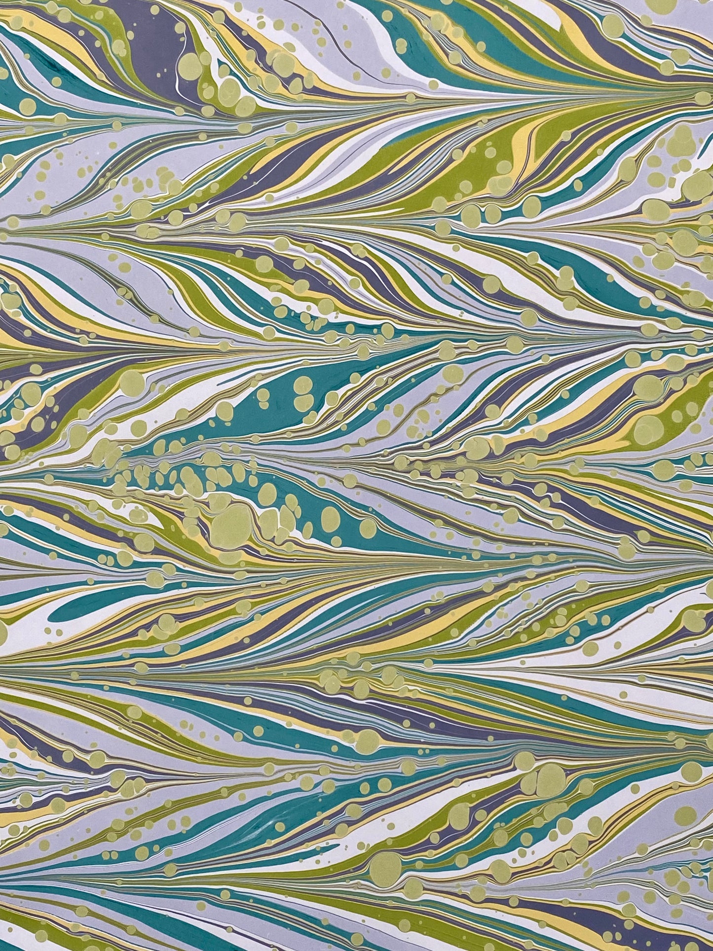 Full Sheet Hand-Marbled Paper P346