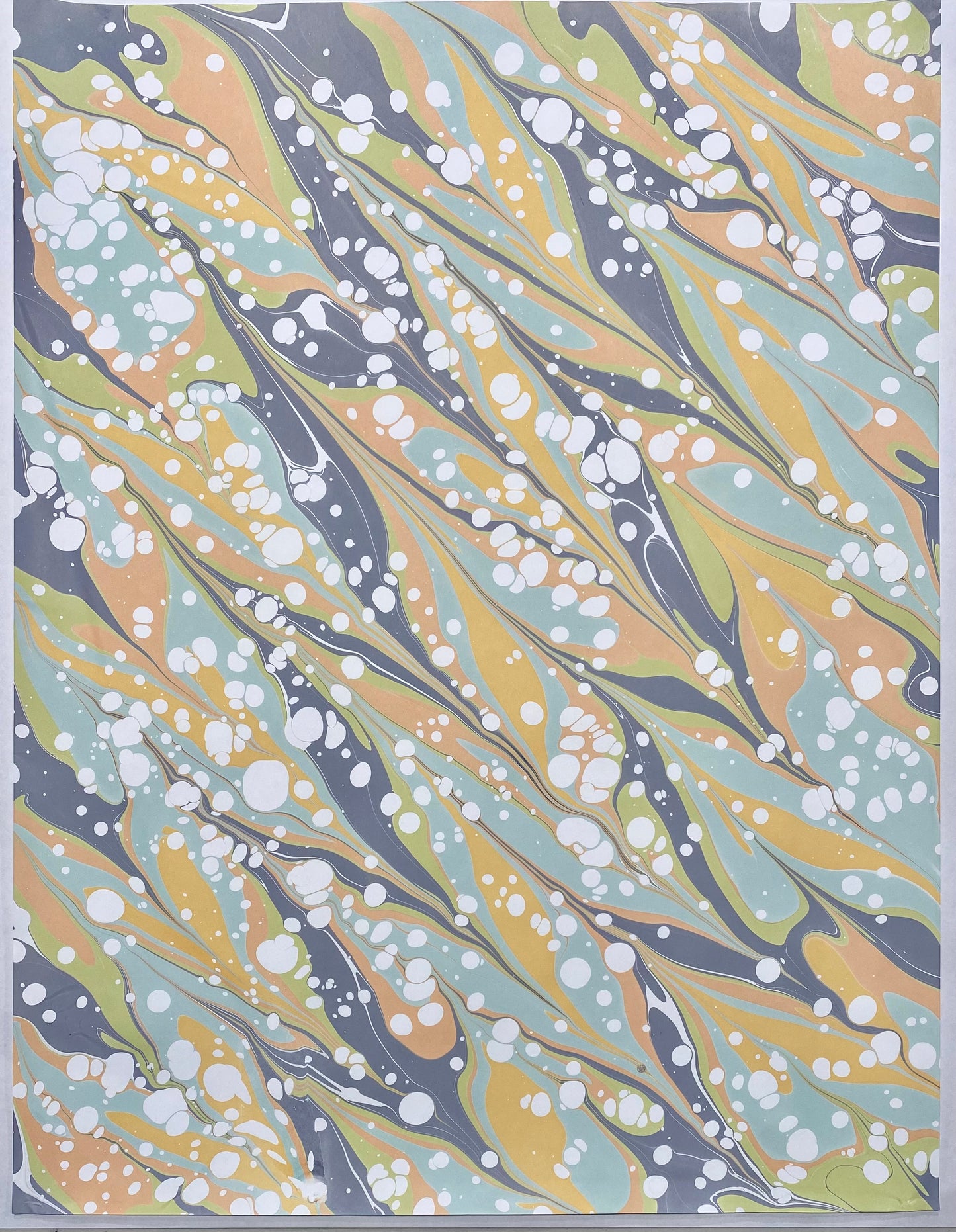 Full Sheet Hand-Marbled Paper P348