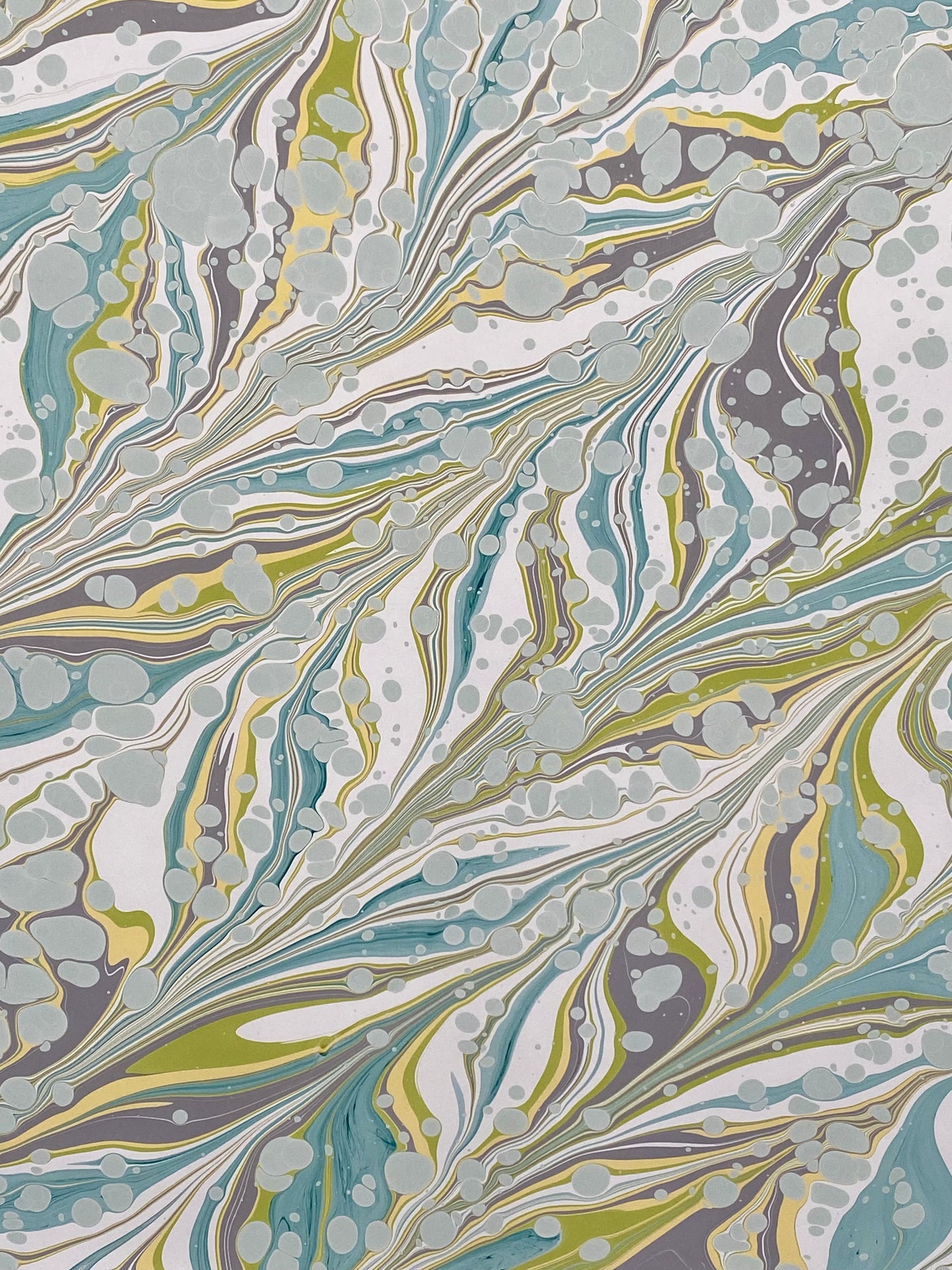 Full Sheet Hand-Marbled Paper P349