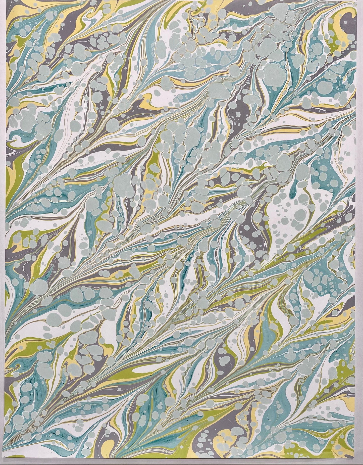 Full Sheet Hand-Marbled Paper P349