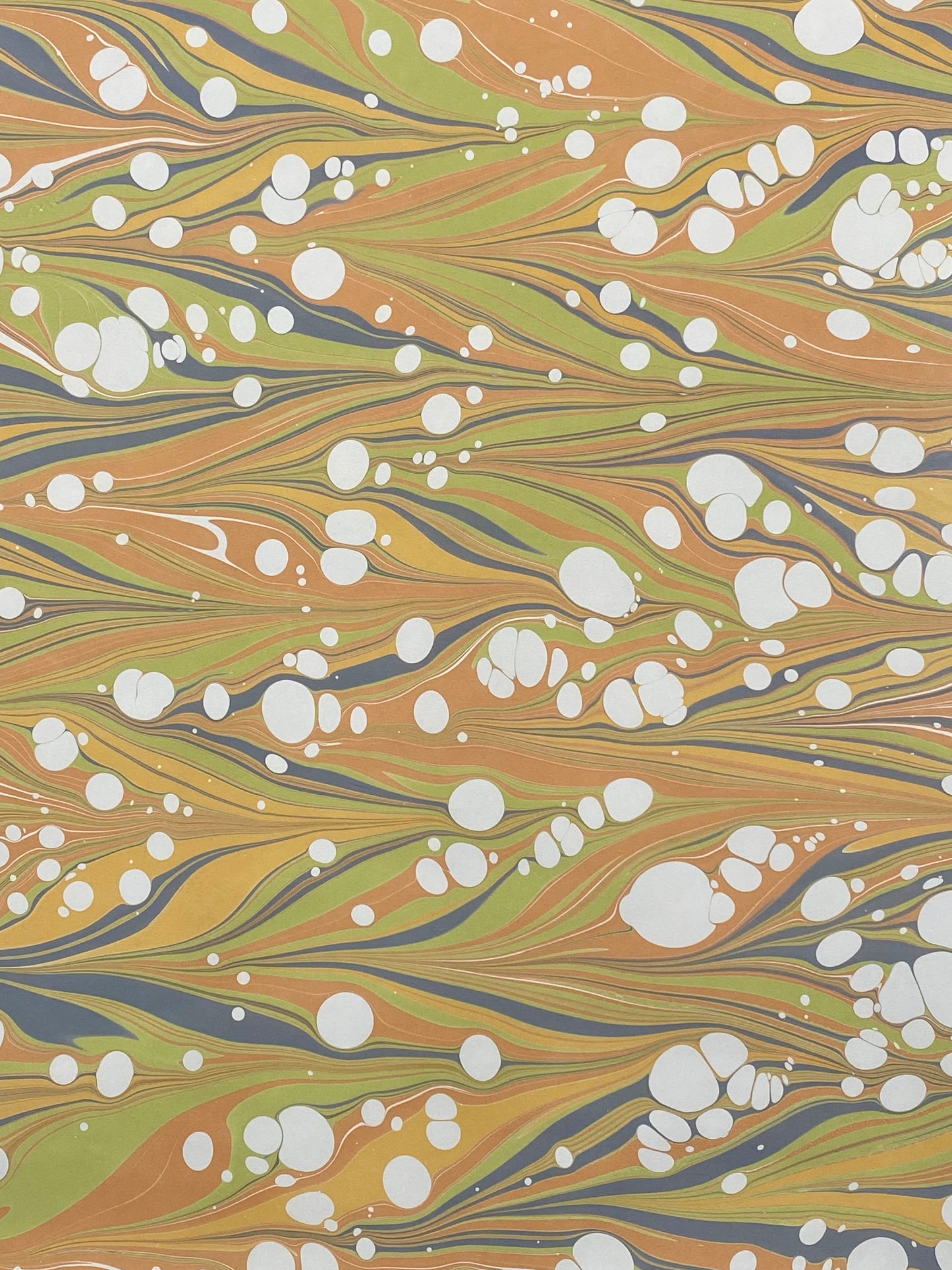 Half-Sheet Hand-Marbled Paper P326H