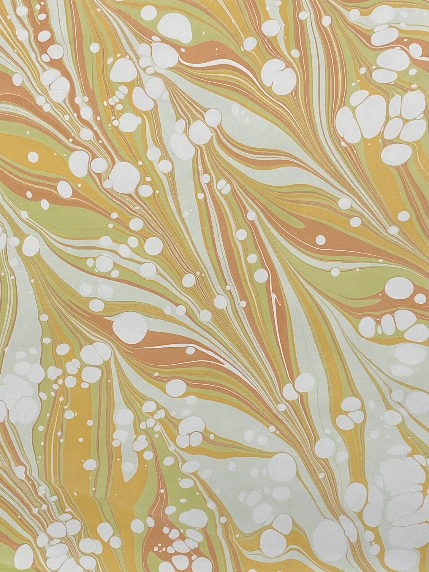 Half-Sheet Hand-Marbled Paper P327H
