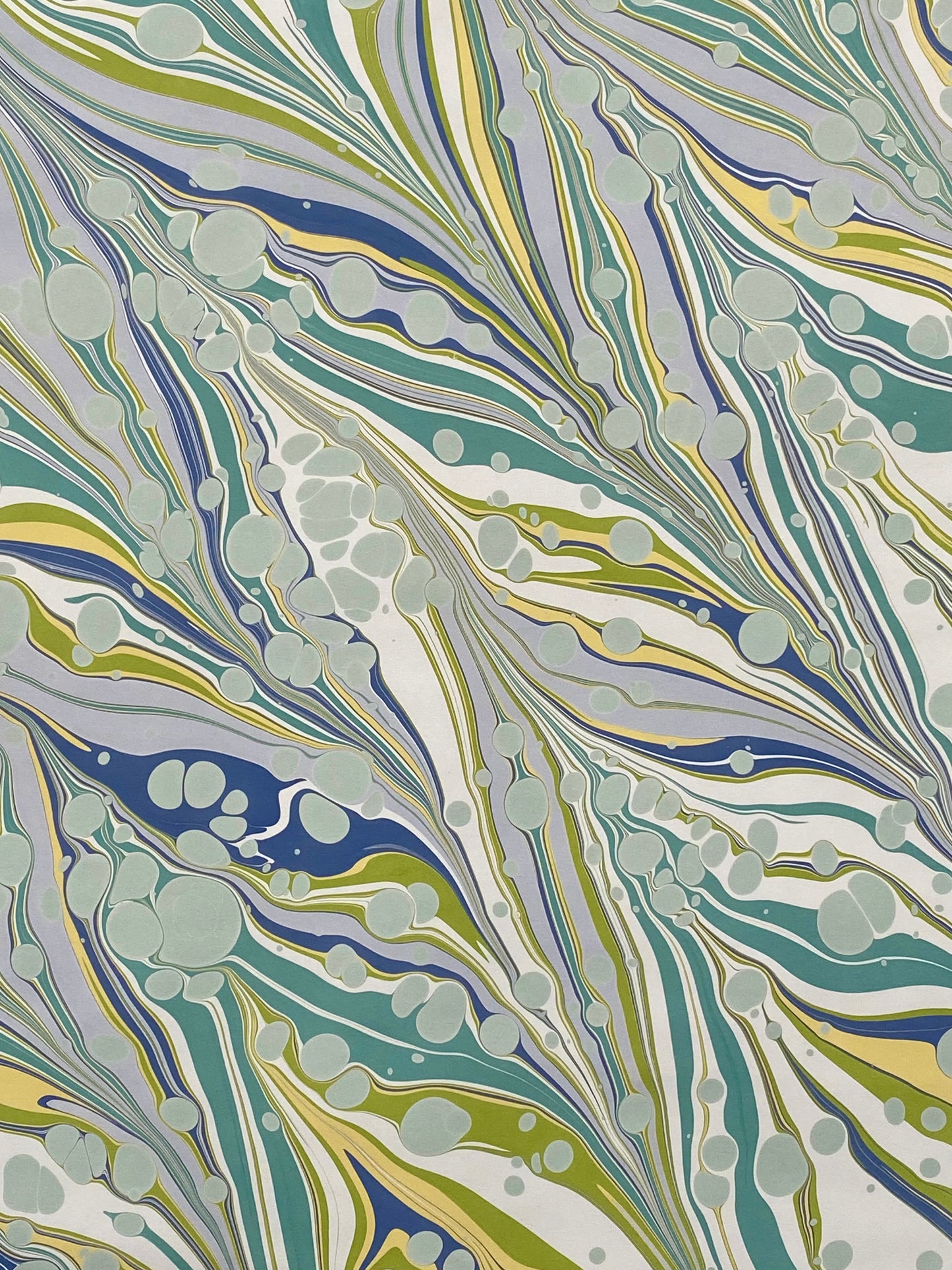 Half-Sheet Hand-Marbled Paper P330H