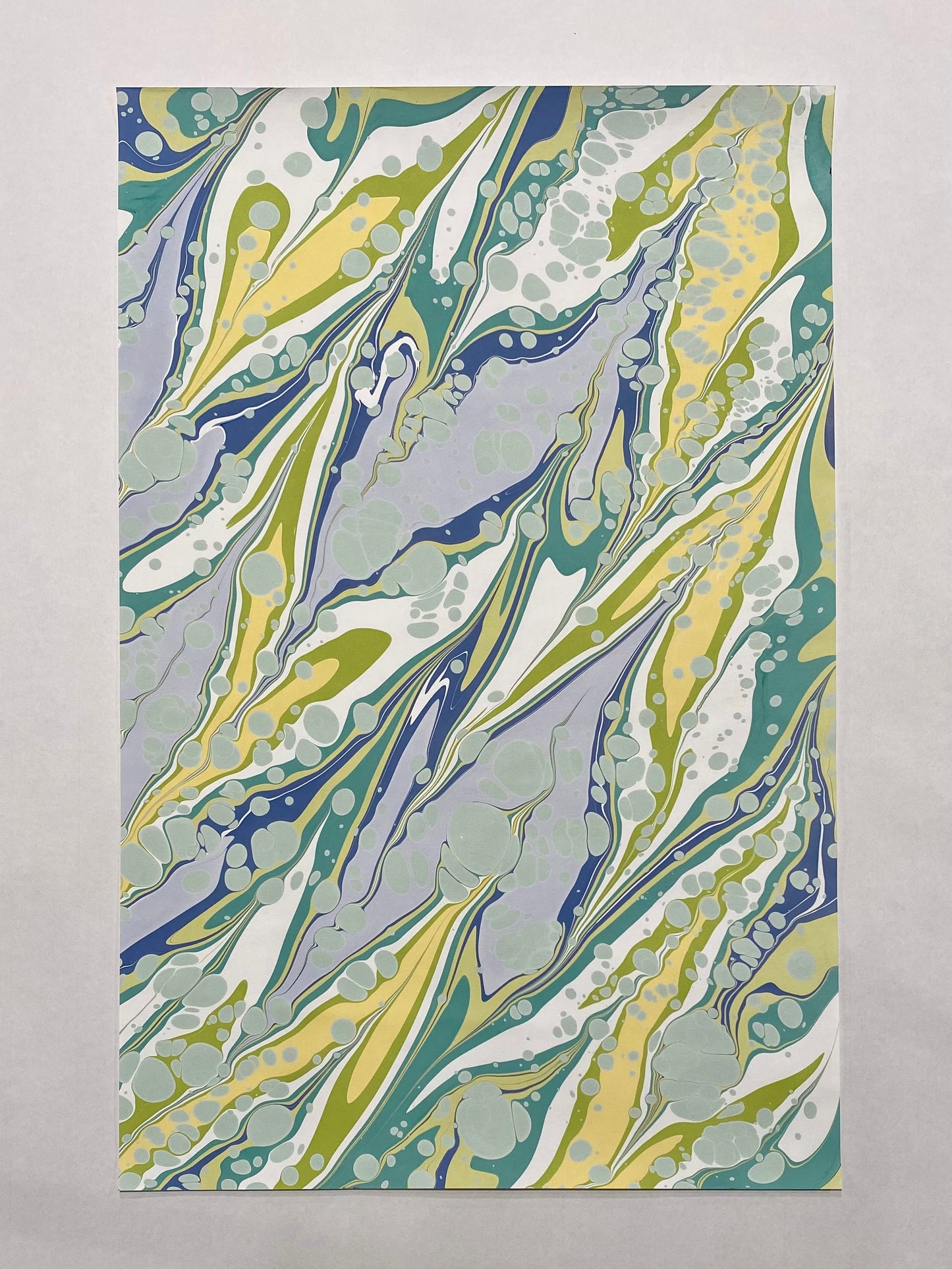 Half-Sheet Hand-Marbled Paper P331H
