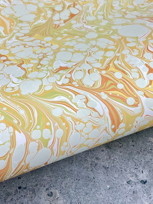 Full Sheet Hand-Marbled Paper P340