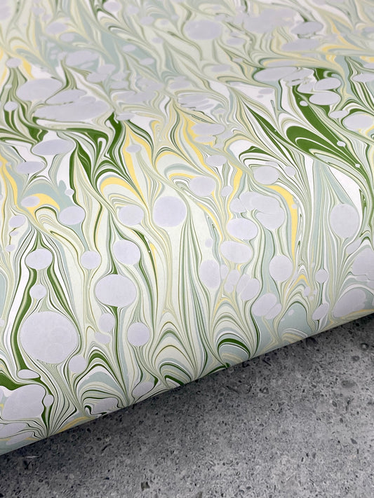Full Sheet Hand-Marbled Paper P333
