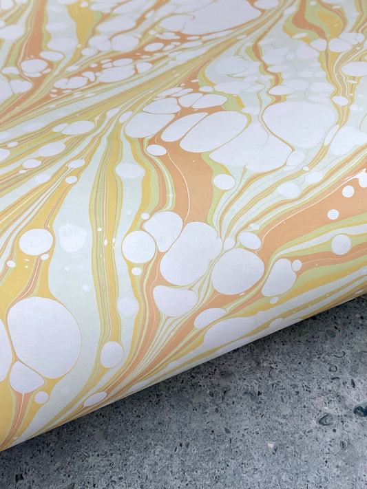 Full Sheet Hand-Marbled Paper P332