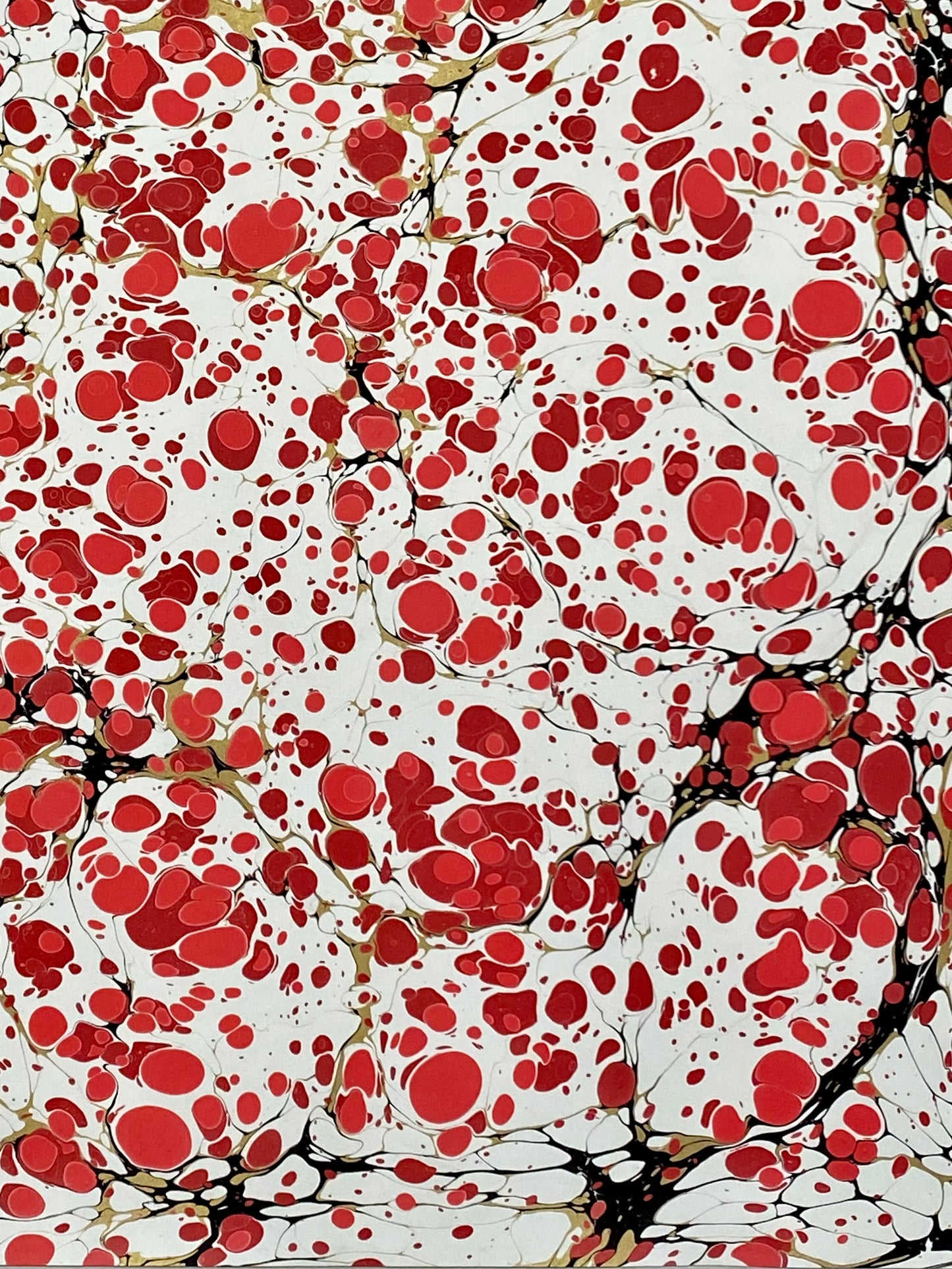 Full Sheet Hand-Marbled Paper P402