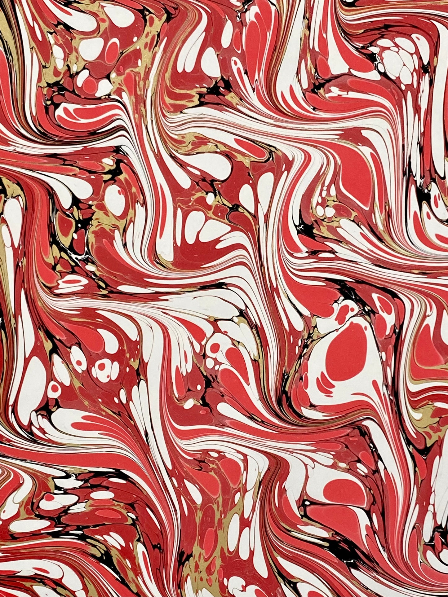 Full Sheet Hand-Marbled Paper P401